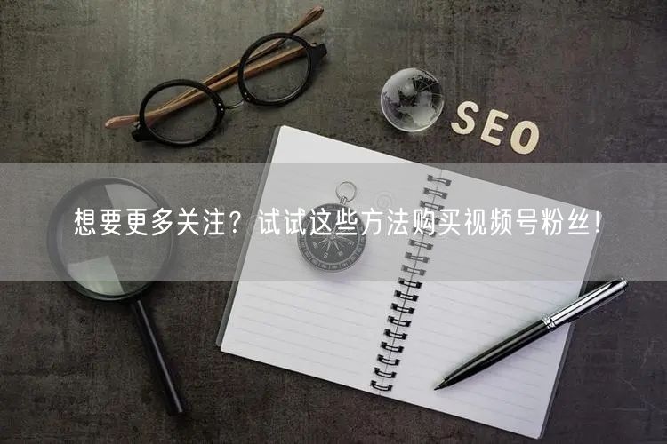 想要更多关注?试试这些方法购买视频号粉丝!